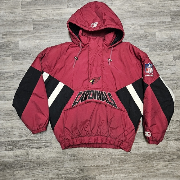 Vintage Arizona Cardinals Starter Jacket 1/4 Zip Pullover
